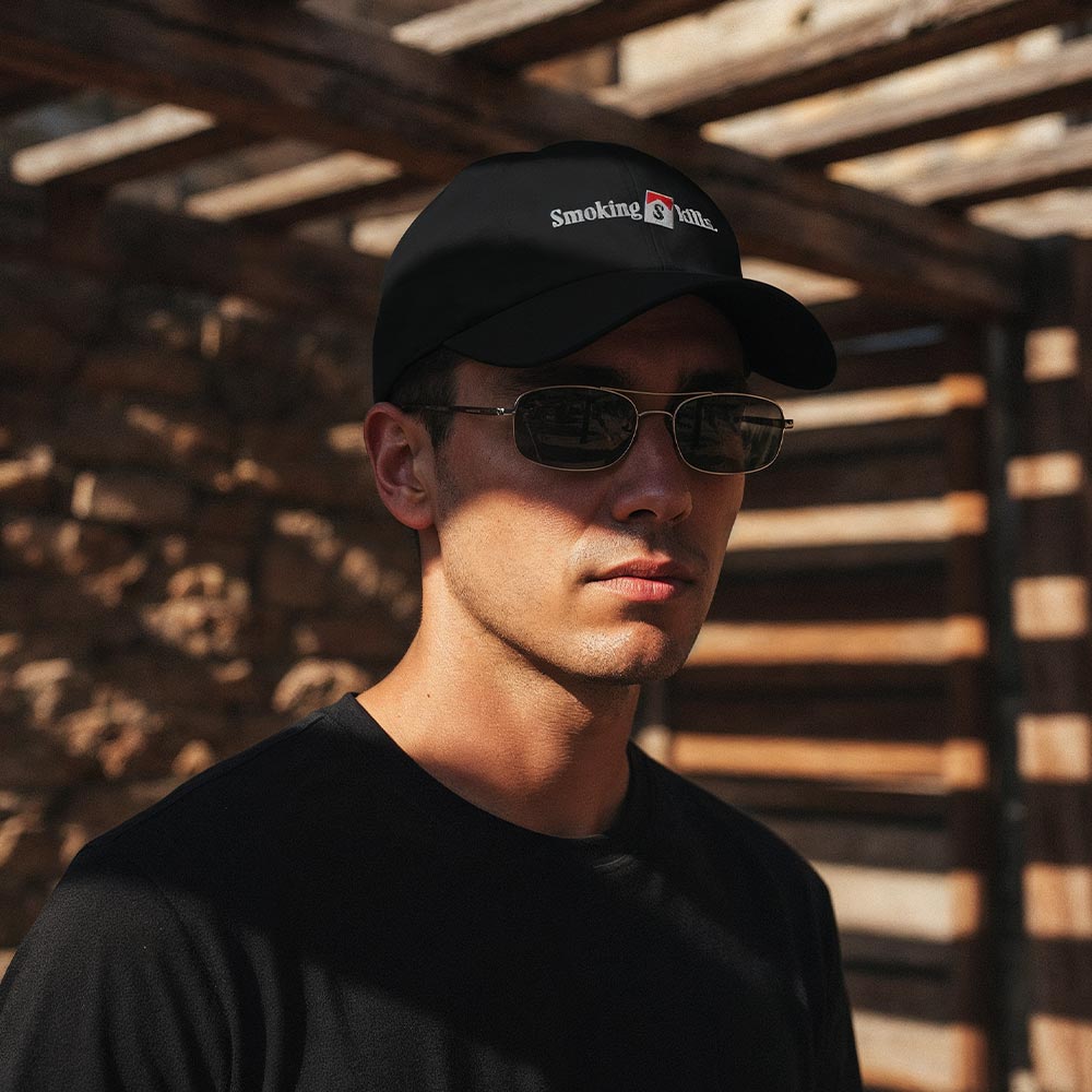 smoking (s)kills Dad Cap